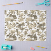 Elegante  Toile Dieren Bos Dik Tissuepapier (Craft)
