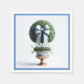 Elegante Topiary met boog Servet (Voorkant)