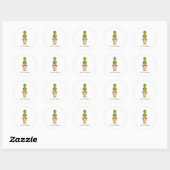 Elegante topiary watercolor sticker (Vel)