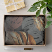 Elegante topicale bladeren tissuepapier (Geschenk)