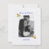 Elegante Tortelduifjes Mexicaanse bruiloft Kaart (Achterkant)