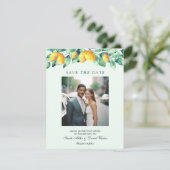 Elegante Toscana foto bruiloft Save The Date (Staand voorkant)