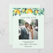 Elegante Toscana foto bruiloft Save The Date (Voorkant / Achterkant)