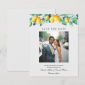 Elegante Toscana foto bruiloft Save The Date (Voorkant / Achterkant)