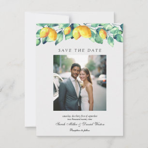 Elegante Toscana foto bruiloft Save The Date