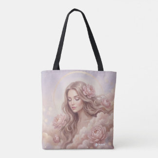 Elegante Tote Bag met Bloemmotief