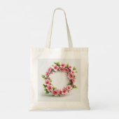 Elegante Tote Tas met Kersenbloesem (Achterkant)