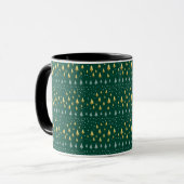 Elegante touch van Kerstmis Mok (Voorkant links)