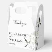 Elegante traditionele Chinoiserie bruiloft Bedankt Bedankdoosjes (Geopend)