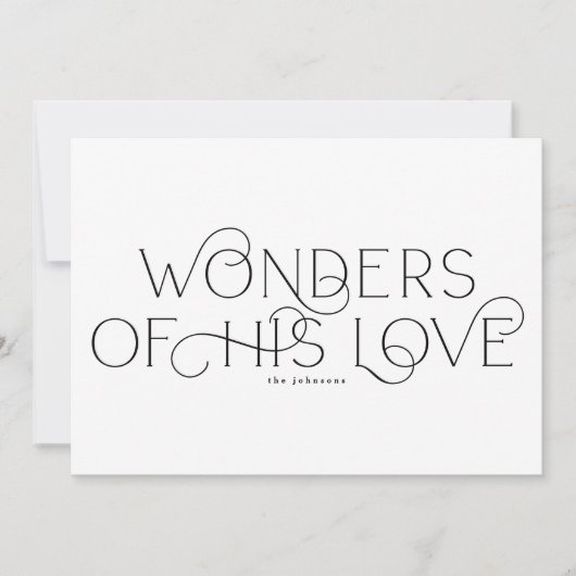 Elegante traditionele één foto typografie religieu feestdagenkaart (Voorkant)