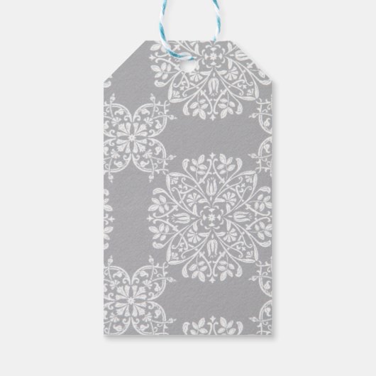 Elegante traditionele foto bruiloft gunst Labels Cadeaulabel (Achterkant)