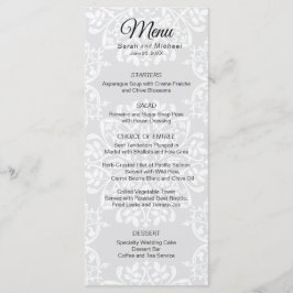 Elegante traditionele foto bruiloft menu