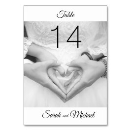 Elegante Traditionele Foto Bruiloft Tafel Kaart