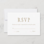 Elegante traditionele RSVP (Voorkant)