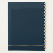 Elegante Treble Clef Music 2026 Jaarlijkse Planner (Achterkant)