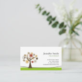 Elegante Tree of Life Symbool - Afspraak Afsprakenkaartje (Staand voorkant)