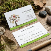 Elegante Tree of Life Symbool - Afspraak Afsprakenkaartje