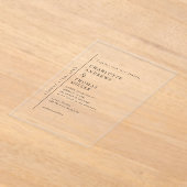 Elegante Trending Wedding Acryl Uitnodigingen (Laagn)