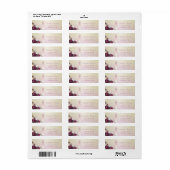 Elegante Trendy Bloem Etiket (Full Sheet)
