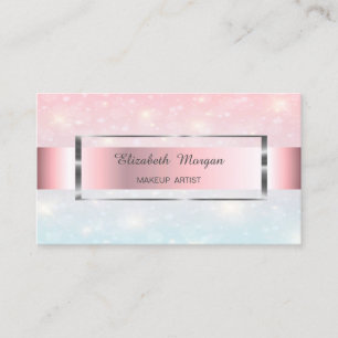 Elegante Trendy  Bokeh Gouden Frame Visitekaartje
