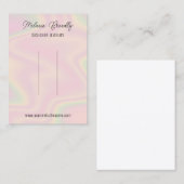 Elegante Trendy Chique Haarklem Display Visitekaartje (Voorkant / Achterkant)