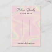 Elegante Trendy Chique Haarklem Display Visitekaartje (Voorkant)