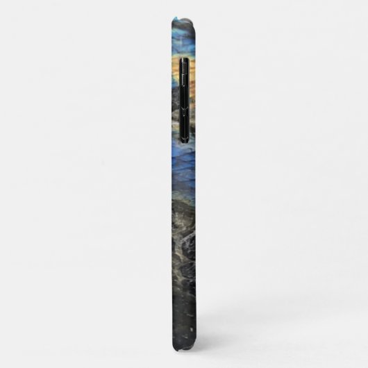 Elegante trendy chique labradorite kristallen stee Case-Mate iPhone case (Achterkant/links)