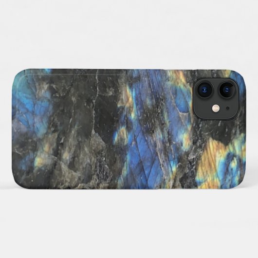 Elegante trendy chique labradorite kristallen stee Case-Mate iPhone case (Achterkant (horizontaal))