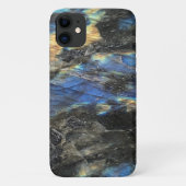Elegante trendy chique labradorite kristallen stee Case-Mate iPhone case (Achterkant)
