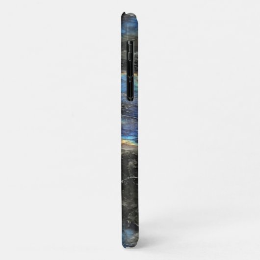 Elegante trendy chique labradorite kristallen stee Case-Mate iPhone case (Achterkant/links)