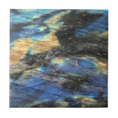 Elegante trendy chique labradorite kristallen stee tegeltje (Voorkant)