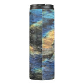 Elegante trendy chique labradorite kristallen stee thermosbeker (Achterkant)