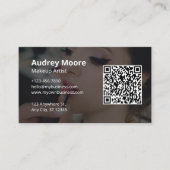 Elegante trendy design make-up artiest visitekaartje (Voorkant)