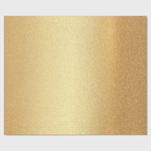 Elegante trendy glanzende gouden look glam modern  cadeaupapier (Vlak)