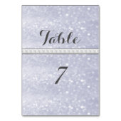 Elegante trendy glitterij romantische parels bruil kaart (Achterkant)