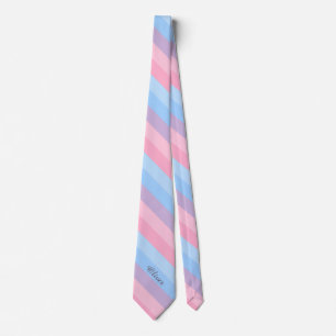 Elegante trendy kleurstrepen combineren stropdas