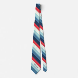 Elegante trendy kleurstrepen die bij elkaar passen stropdas