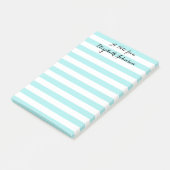 Elegante trendy kleuterschool leraren naam post-it® notes (Schuin)