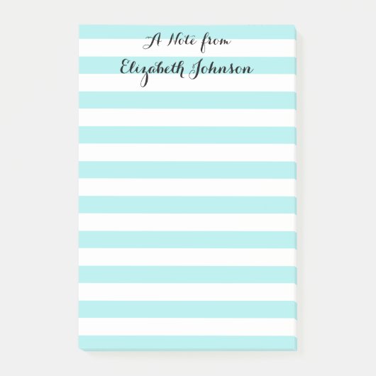 Elegante trendy kleuterschool leraren naam post-it® notes (Voorkant)