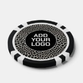Elegante Trendy Luxe Witte Luipaard Collectie Poker Chips (Enkel)