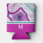 Elegante Trendy Moderne Initiële Monogram Blikjeskoeler (Voorkant)