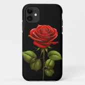 ELEGANTE TRENDY RODE ROOS BLOEM Case-Mate iPhone CASE (Achterkant)