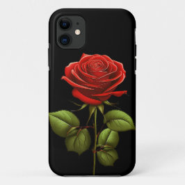 ELEGANTE TRENDY RODE ROOS BLOEM Case-Mate iPhone CASE