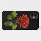 ELEGANTE TRENDY RODE ROOS BLOEM Case-Mate iPhone CASE (Achterkant (horizontaal))