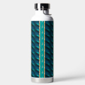 Elegante trendy turquoise waterfles (Links)