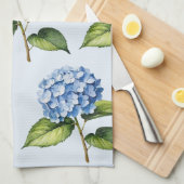 Elegante trendy waterverf hydrangea bloemstuk theedoek (Quarter Fold)