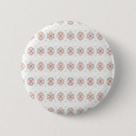 Elegante Tribal Floral Button