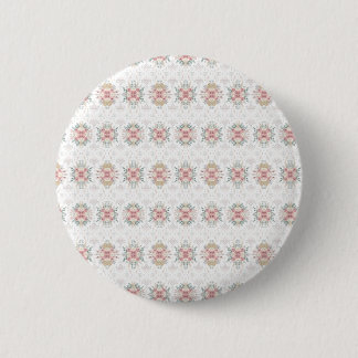 Elegante Tribal Floral Button