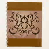 Elegante Tribal Swirl Tattoo stijl Planner (Voorkant)