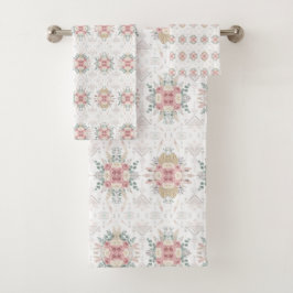 Elegante tribale flora bad handdoek